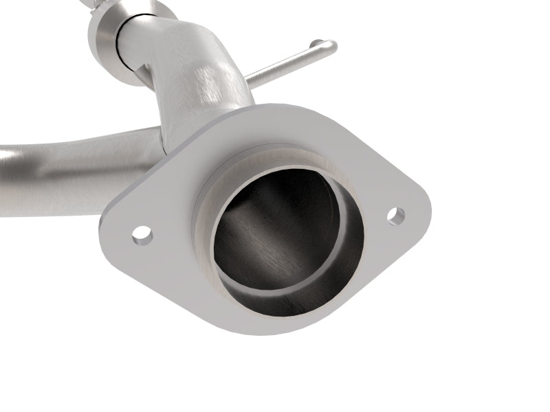 aFe Toyota Tacoma 05-15 V6-4.0L Tuyau en Y en acier torsadé avec chat