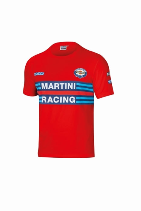 Sparco T-Shirt Martini-Racing Small Red