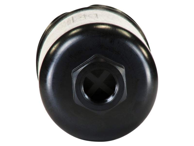 Pompe à carburant en ligne haute pression AEM 400LPH - Entrée femelle M18x1,5 vers sortie mâle M12x1,5