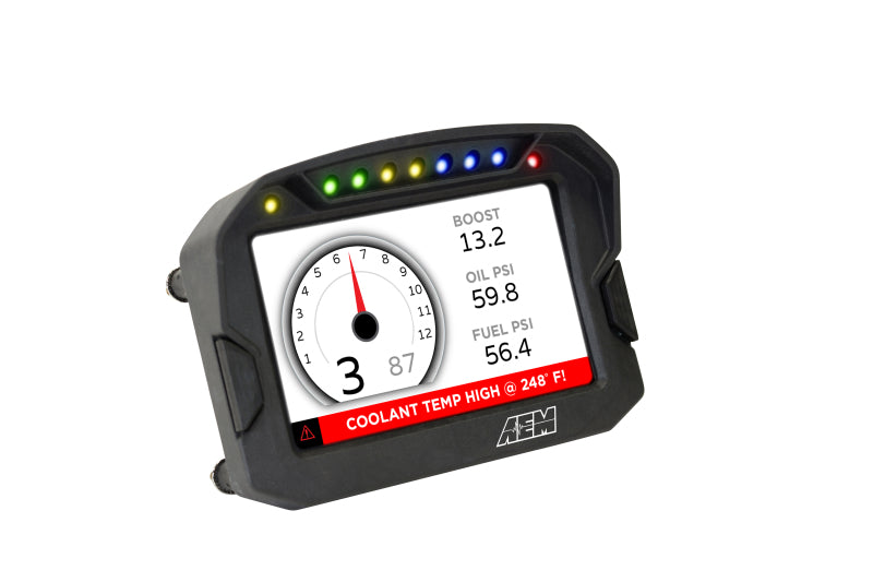Écran de tableau de bord numérique AEM CD-5G Carbon avec GPS et antenne internes 10 Hz