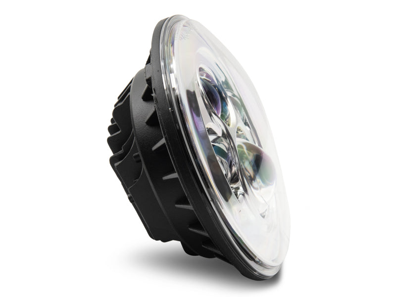 Raxiom 97-18 Jeep Wrangler TJ/JK Axial Series LED Daymaker Headlights- Chrome Housing (Clear Lens)