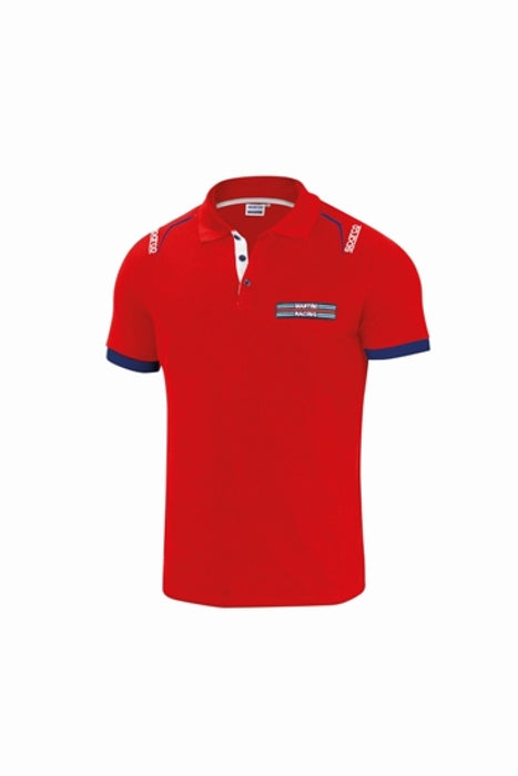 Sparco Polo Martini-Racing Large Red