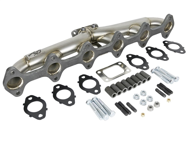 aFe Twisted Steel Header Turbo Collecteur (T3) 98.5-02 Dodge Diesel Trucks L6 5.9L (td)