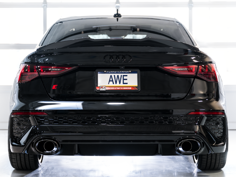 Système d'échappement Cat-Back Track Edition AWE Tuning Audi 22-23 8Y RS3 - Sans embouts