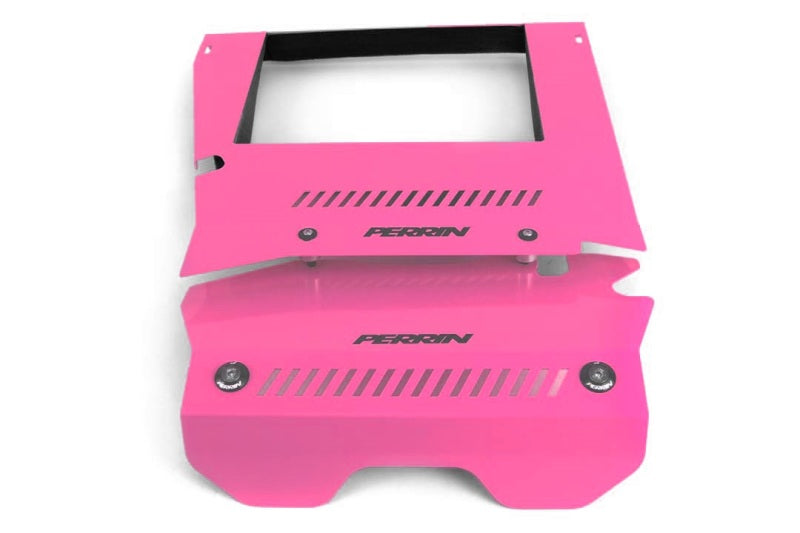 PERRIN 15-21 Kit de caches moteur Subaru WRX (caches intercooler et poulie inclus) - Rose hyper