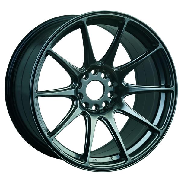 XXR 527 17X8.25 5X100/5X114.3 ET25 73.1 Chrome Noir