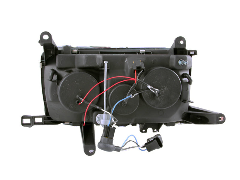 ANZO 1991-1994 Phares en cristal Toyota Land Cruiser avec Halo Chrome