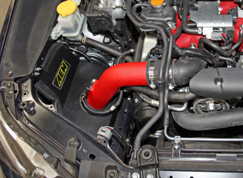 AEM 15-17 Subaru WRX STi 2.5L H4 - Système d'admission d'air froid - Rouge ridé