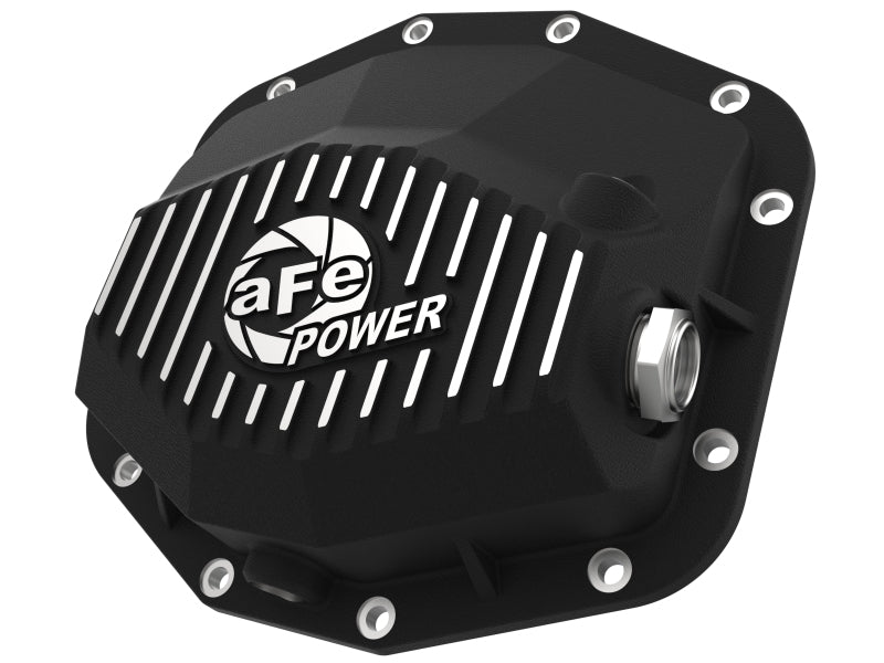 aFe POWER 21-22 Ram 1500 TRX Hemi V8 6.2L (sc) Couvercle de différentiel arrière série PRO Noir avec usiné