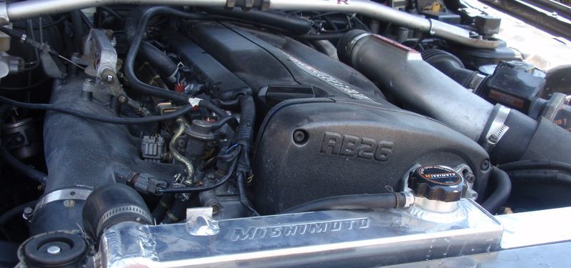 Radiateur manuel en aluminium Mishimoto pour Nissan Skyline R33/R34 (pas R34 GTR)