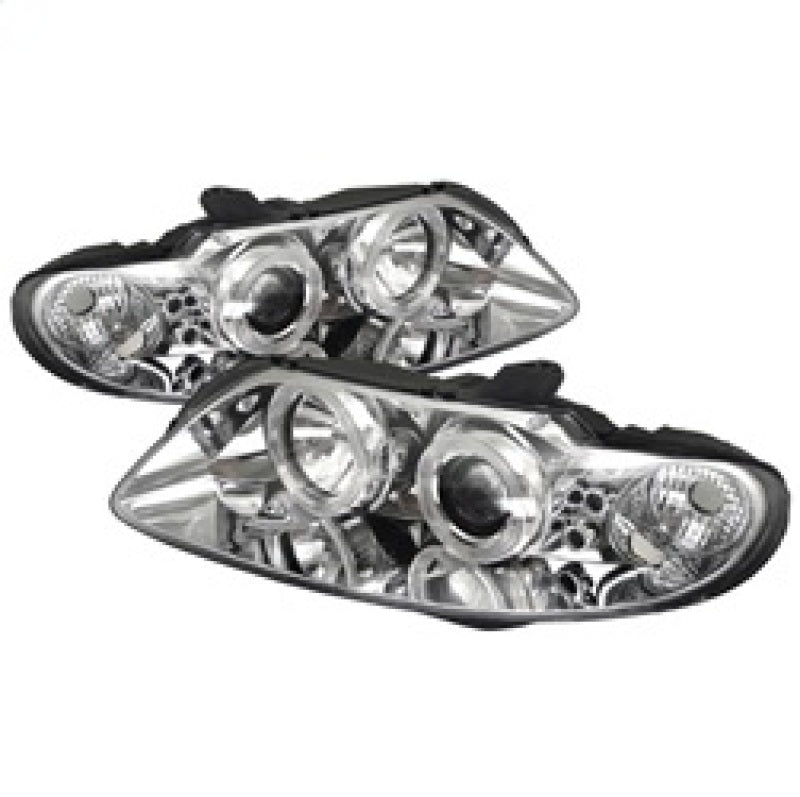 Spyder Pontiac GTO 04-06 Projecteur Phares LED Halo LED Chrome Haut H1 Bas H1 PRO-YD-PGTO04-HL-C