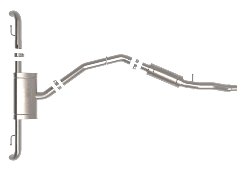 aFe MACH Force-Xp 17-21 Audi Q5 L4-2.0L (T) Système d'échappement Cat-Back en acier inoxydable de 3 à 2,5 pouces