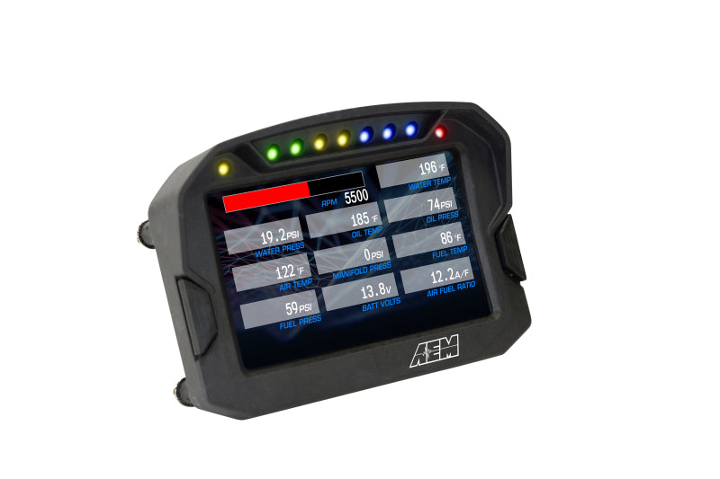 Écran de tableau de bord numérique AEM CD-5G Carbon avec GPS et antenne internes 10 Hz