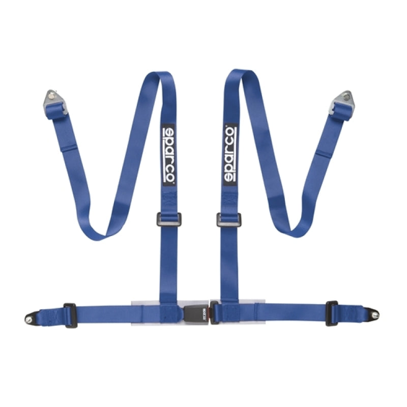 Ceinture Sparco 2 pouces bleue 4 points à boulonner