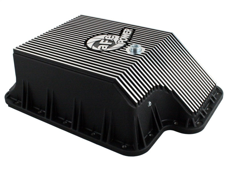 afe Transmission Pan (noir); Camions diesel Ford 03-10 V8-6.0/6.4L (td)