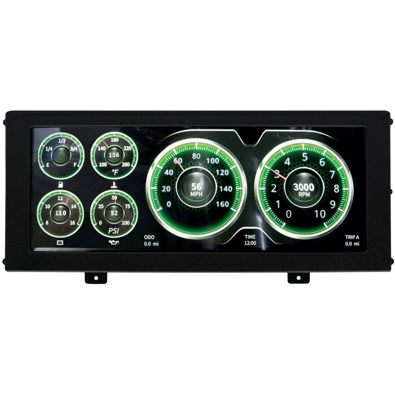 Écran LCD couleur pour instrument numérique Autometer InVision avec montage sur panneau - Universel