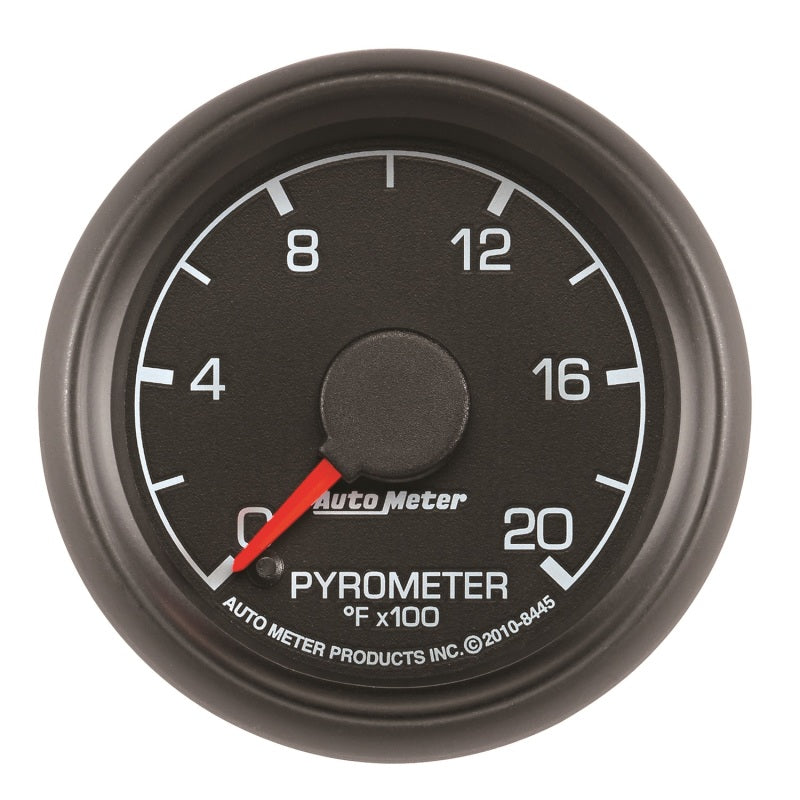 Autometer Factory Match Ford 52,4 mm Balayage complet Électronique 0-2000 Deg F EGT/Pyromètre Jauge