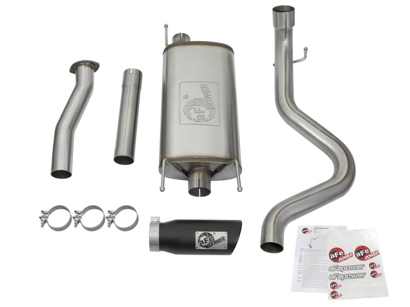 aFe MACHForce XP Cat-Back SS avec embouts noirs 16 Toyota Tacoma V6-3.5L