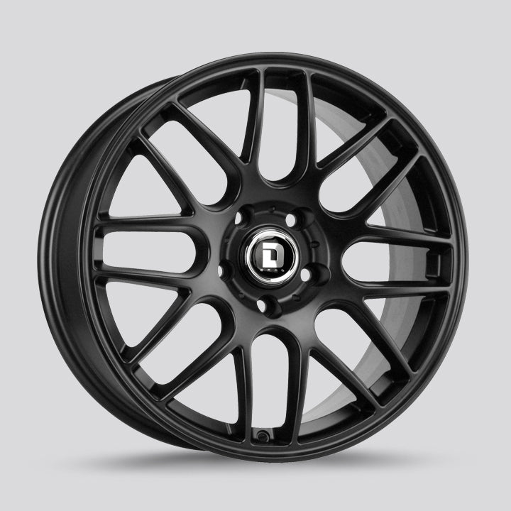 DRAG DR37 17X7.5 5x120 ET42 72.56 noir mat entièrement peint