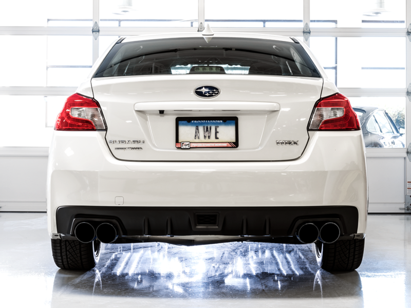 Échappement AWE Tuning Subaru WRX/STI VA/GV Sedan Track Edition - Embouts Diamond Black (102mm)