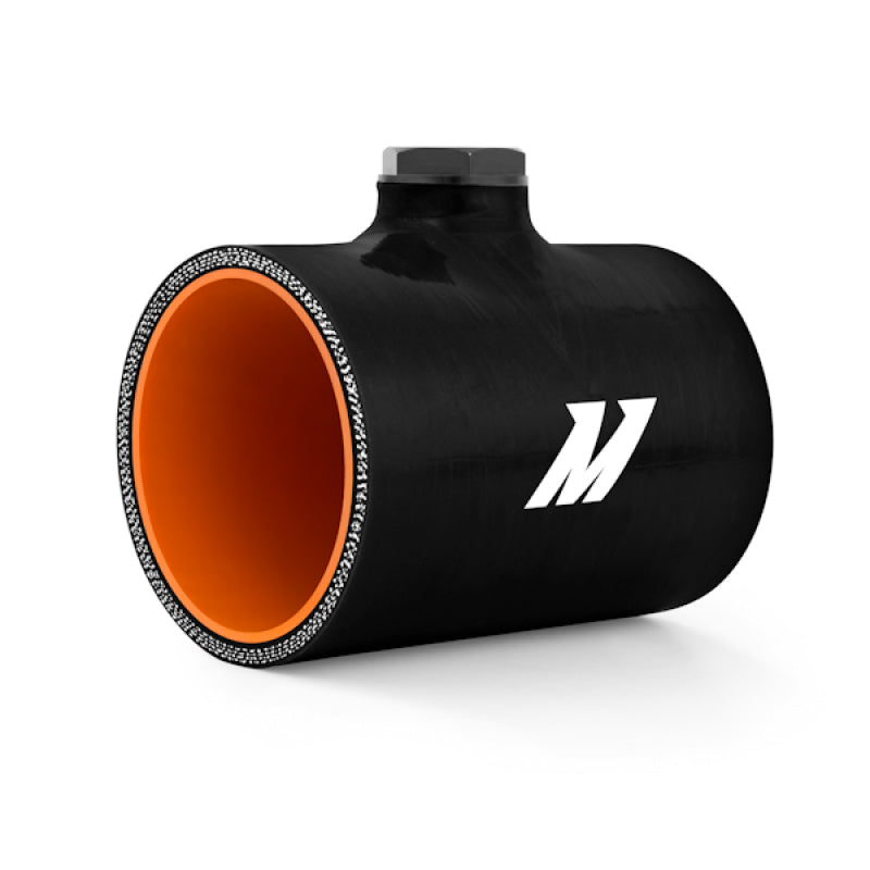 Raccord en silicone noir Mishimoto de 7,6 cm avec bossage NPT de 0,3 cm