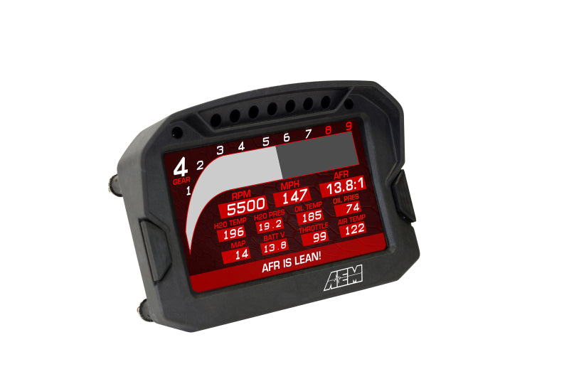 Écran de tableau de bord numérique AEM CD-5G Carbon avec GPS et antenne internes 10 Hz
