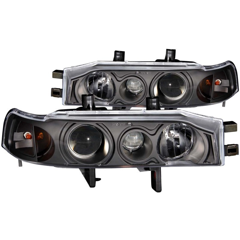 ANZO 1990-1993 Honda Accord Projecteur Phares avec Halo Noir 1pc