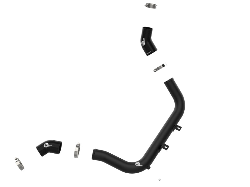 aFe BladeRunner 2-1/4" Aluminium Hot Charge Pipe Noir 17-20 Hyundai Elantra GT L4-1.6L (t)