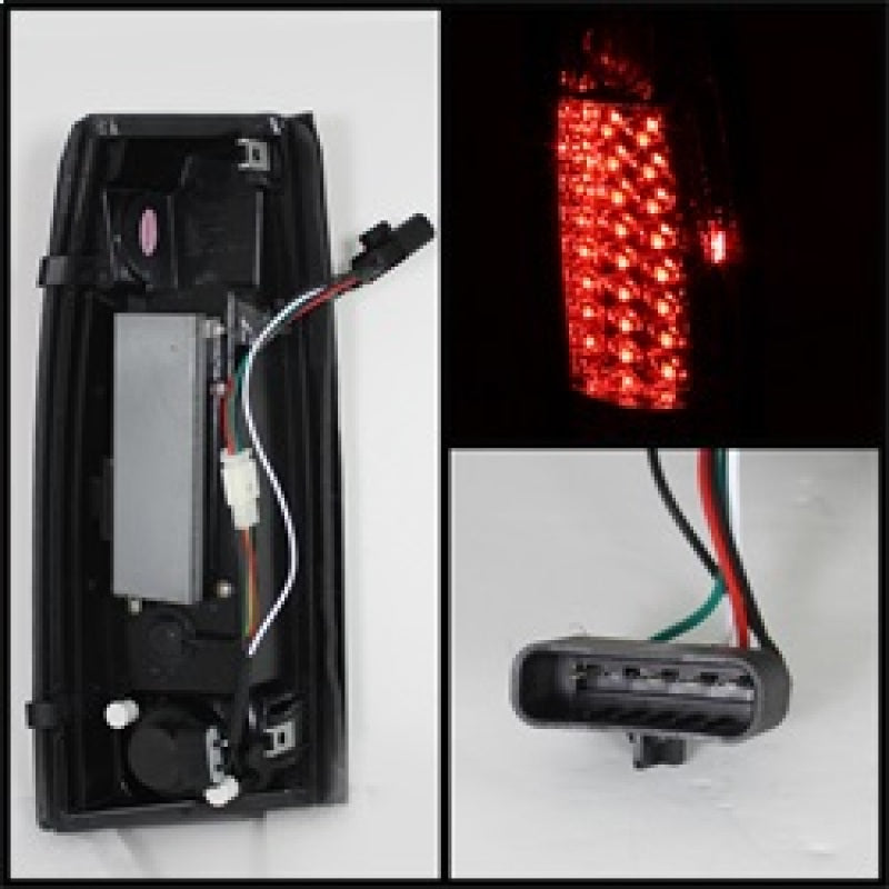 Spyder Chevy C/K Series 1500 88-98/Blazer 92-94 Feux arrière LED Rouge Clair ALT-YD-CCK88-LED-RC