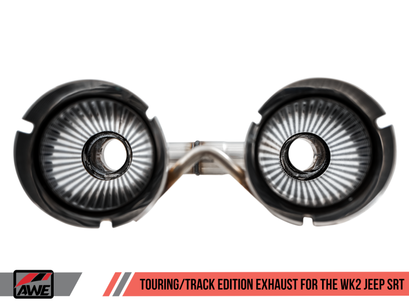 Échappement AWE Tuning 2020 Jeep Grand Cherokee SRT Touring Edition - Embouts noirs diamant