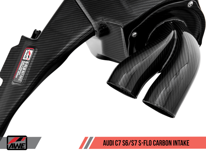 AWE Tuning Audi C7 S6 / S7 4.0T Admission Carbone S-FLO V2