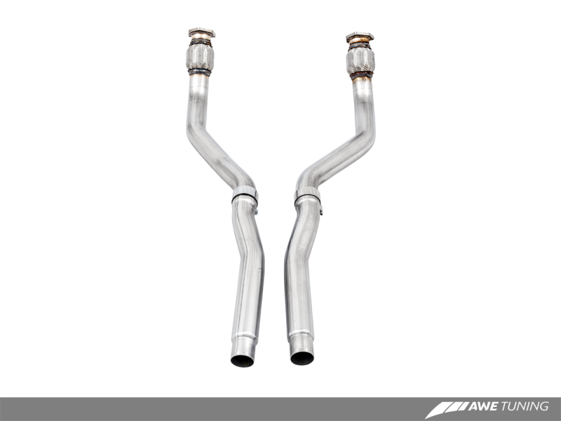 Downpipes sans résonance AWE Tuning Audi B8 3.0T pour S4 / S5