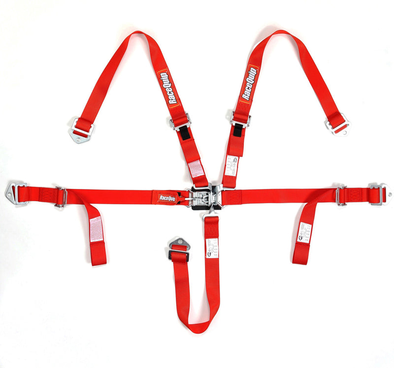JR L & L 5PT HARNESS SET RED