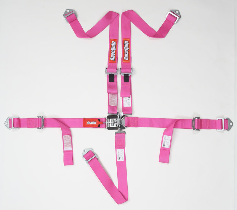JR L & L 5PT HARNESS SET  PINK