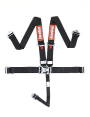 L & L 5PT HARNESS SET BLACK