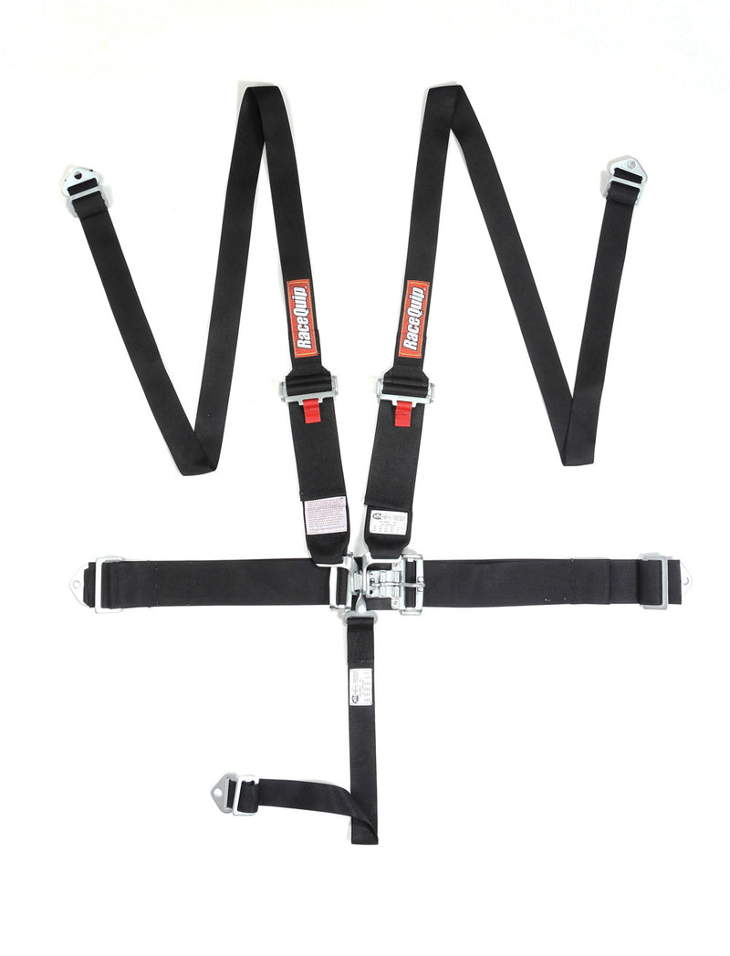 L & L 5PT HNR HARNESS SET BLACK