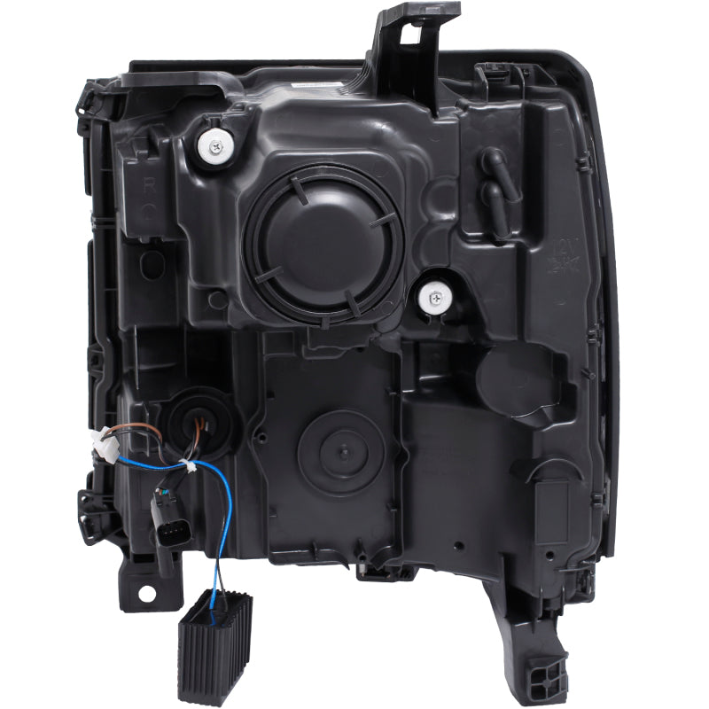 ANZO 16-17 Chevy Silverado 1500 Prjctr. Style de planche de phare. avec Ambre (Fonctionne uniquement avec HID Equip. Truck)