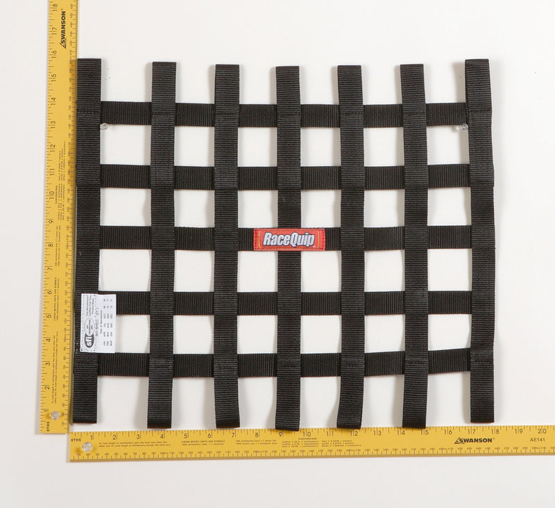 15 X 18 SFI RIBBON NET  BLACK