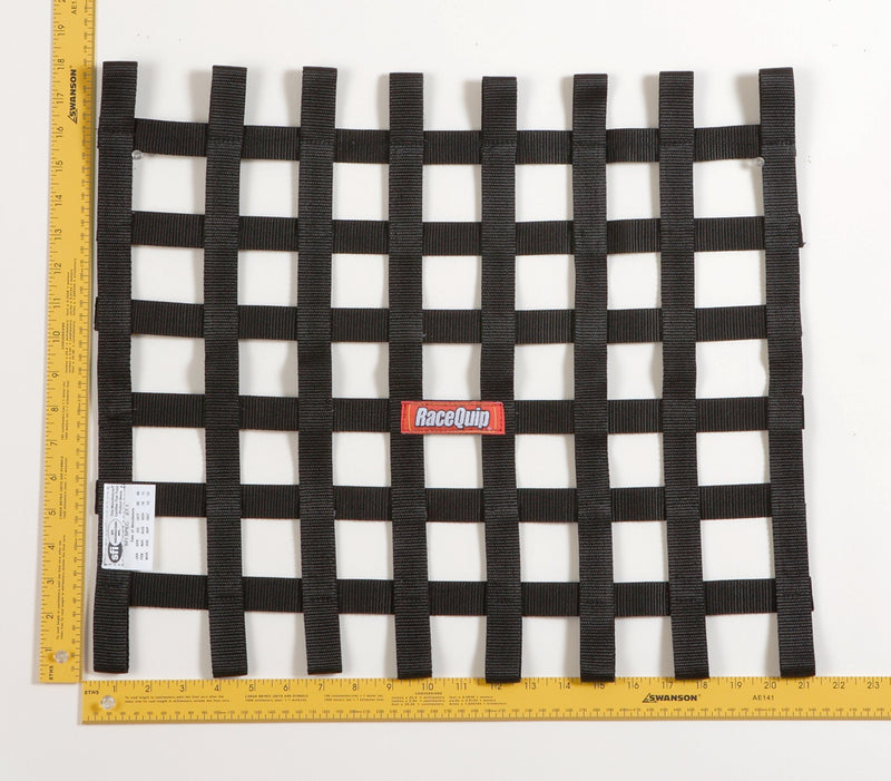18 X 21 SFI RIBBON NET  BLACK