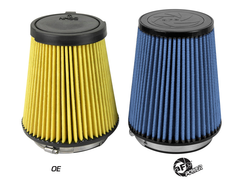 Filtre à air de remplacement aFe MagnumFLOW avec média Pro 5R pour Ford Mustang GT350 V8-5.2L 16-19