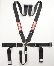 SFI CAMLOCK 5PT PD LAP BELTS BLK