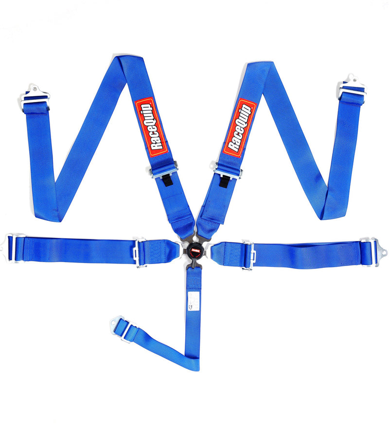 SFI CAMLOCK 5PT PD LAP BELTS BLU
