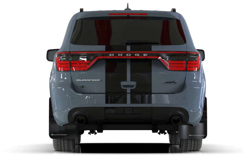 Rally Armor 16-22 Dodge Durango GT / RT / SRT / SXT Noir UR Mud Flap Logo Blanc