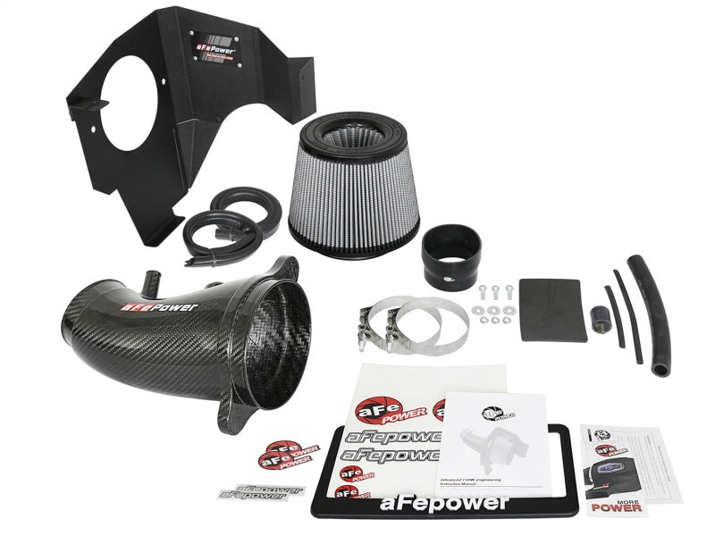aFe POWER Magnum FORCE Fibre de carbone Stage 2 Pro Dry S CAIS - 11-18 Dodge Challenger/Charger V8-6.4L