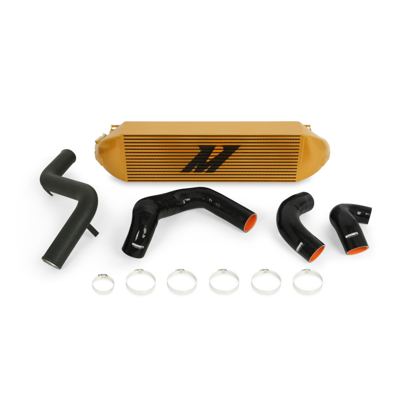 Refroidisseur intermédiaire Mishimoto Ford Focus ST 2013+ Or avec tuyaux noirs