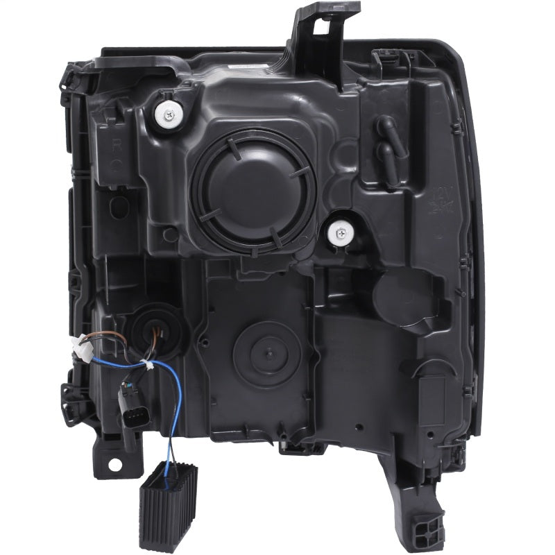 ANZO 16-17 Chevy Silverado 1500 Prjctr. Style de planche de phare. avec Ambre (Fonctionne uniquement avec HID Equip. Truck)
