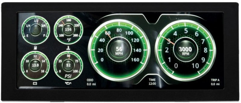Écran LCD couleur pour instrument numérique Autometer InVision avec montage sur panneau - Universel