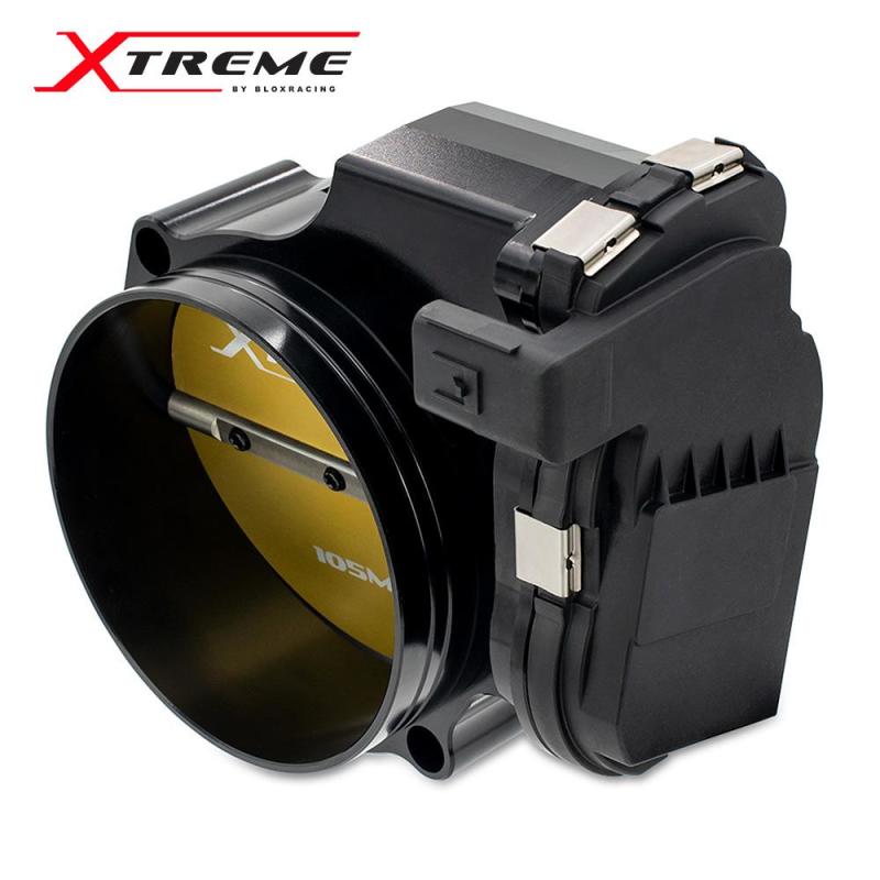 BLOX Racing 2015+ Dodge Hellcat / Jeep Trackhawk 6.2L 105mm Corps d'accélérateur à billettes électroniques - Noir