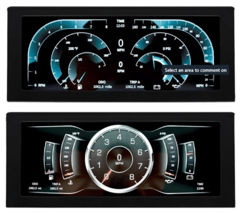 Autometer 82-87 Monte Carlo/El Camino/Malibu InVision Instrument numérique Affichage LCD couleur