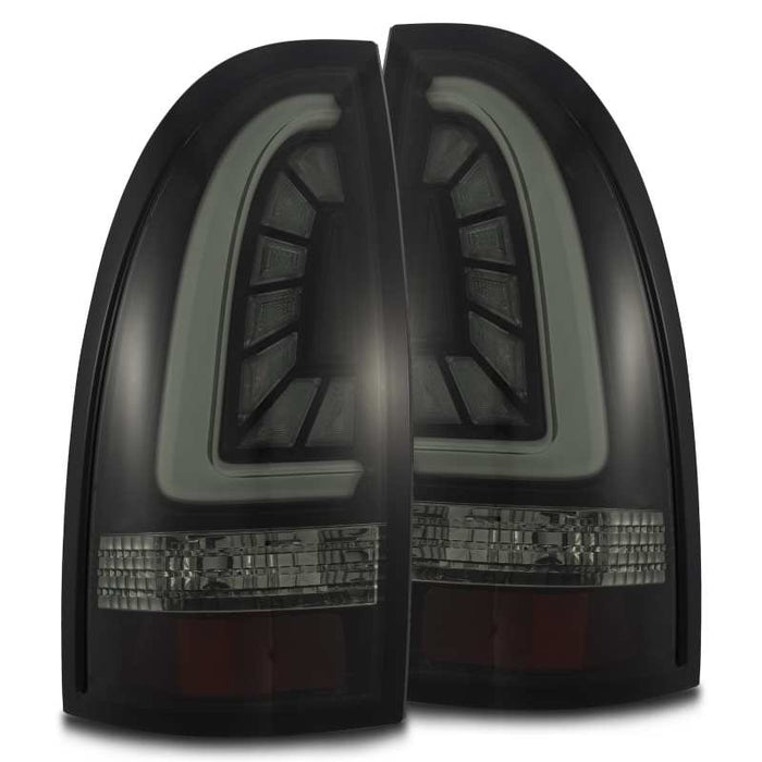 AlphaRex 05-15 Toyota Tacoma PRO-Series Feux arrière LED Noir jais
